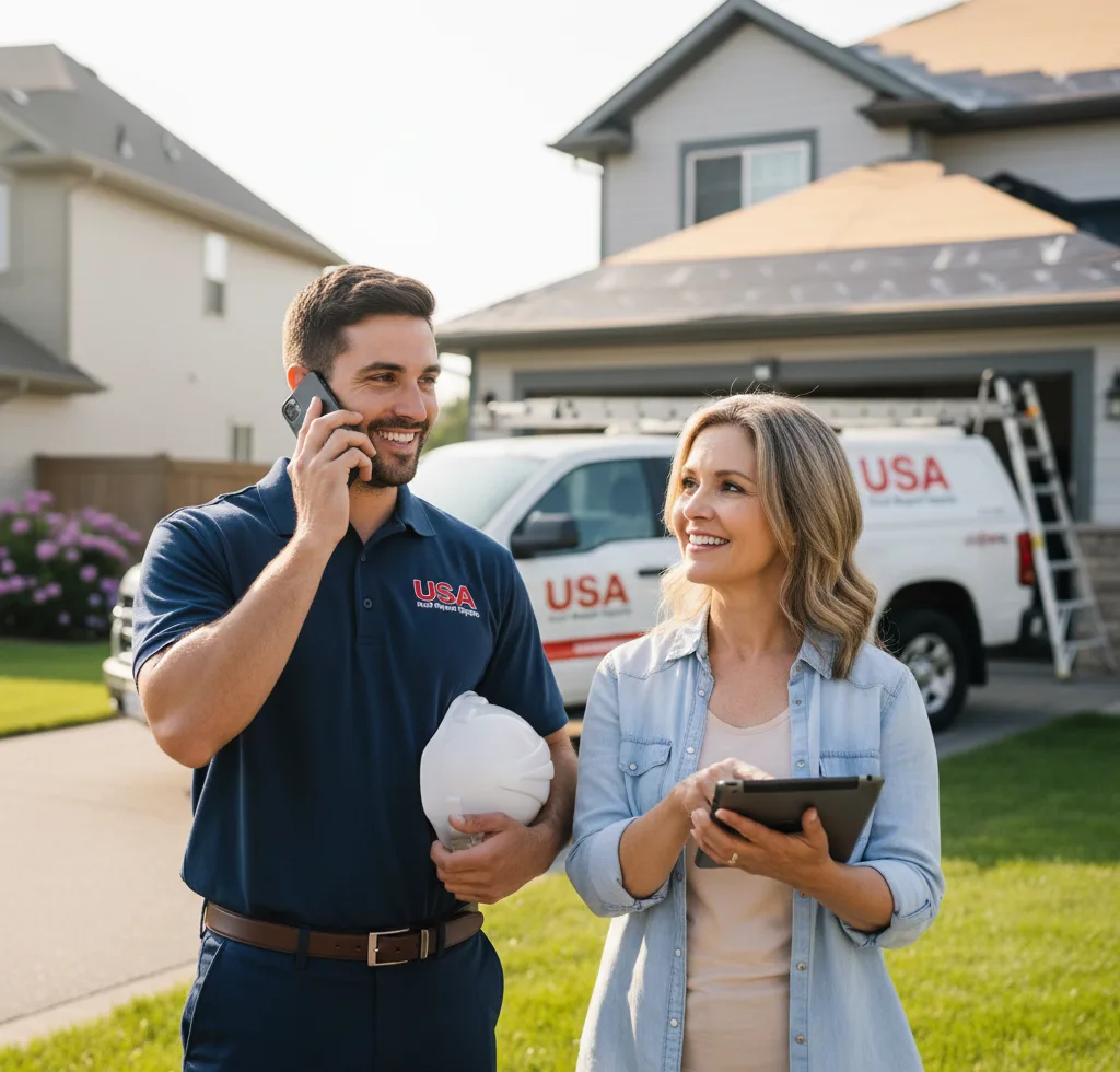 USA Roof Repair Experts customer support in Grangeville